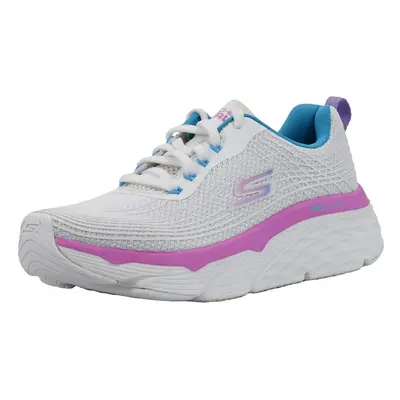 Skechers Women's Max Cushioning Elite Sneaker White/Pink/Blue 7.5