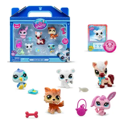 Littlest Pet Shop - Winter Besties Collector Set - LPS Gen Authentic Mystery Figures Surprise Co