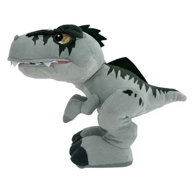 Mattel Jurassic World Dominion Chompin Action Giganotosaurus Plush Dinosaur Figure Soft Doll wit