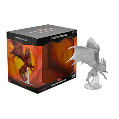 Dungeons & Dragons Nolzur's Unpainted Miniatures: Adult Red Dragon Mu