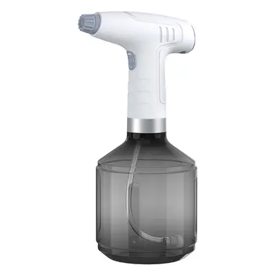 (White Grey) Electric Sprayer USB Rechargeable Household Watering Bottle 8h Working Time Degree 