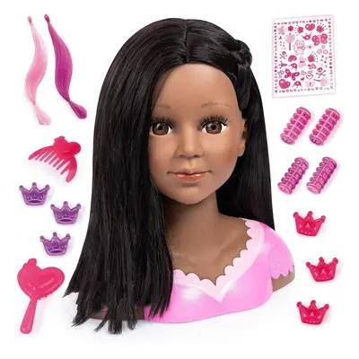 Bayer Design Charlene Super Model African American Doll Head with Make-up