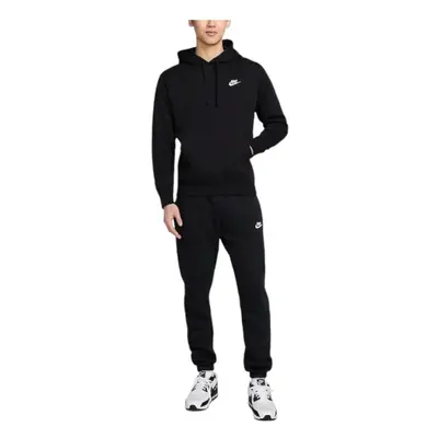 (Full Tracksuit, M) NIKE Club Mens Fleece Tracksuits Hoodie Joggers