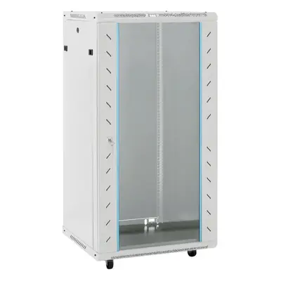 (grey, x x cm) vidaXL Network Cabinet Home Office Server Rack Data Cabinet Network Rack IP20