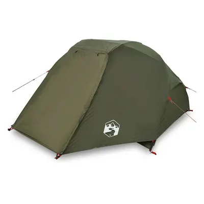 (olive green, x x cm) vidaXL Fishing Tent 5-Person Olive Green Waterproof tent fishing shelter