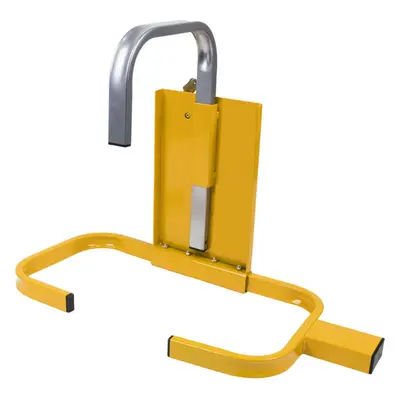 Heavy Duty Wheel Clamp - Lock & Key - High Vis Yellow - Vehicle Security Clamp