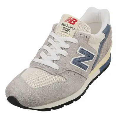 (9.5) New Balance Made In Usa Mens Fashion Trainers in Grey White