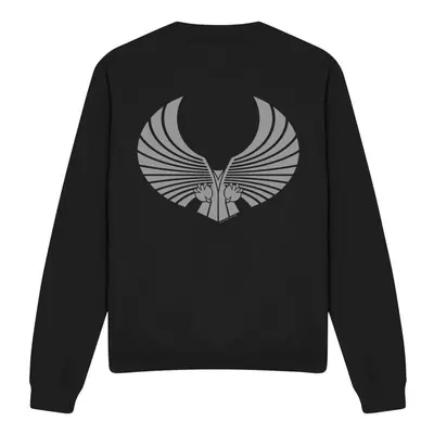 (S, Black) Star Trek Unisex Adult Romulan Logo Sweatshirt