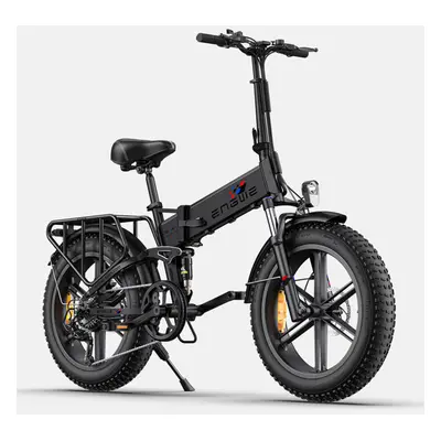 (Black) ENGWE ENGINE X Folding Electric Bike, 250W 48V13Ah