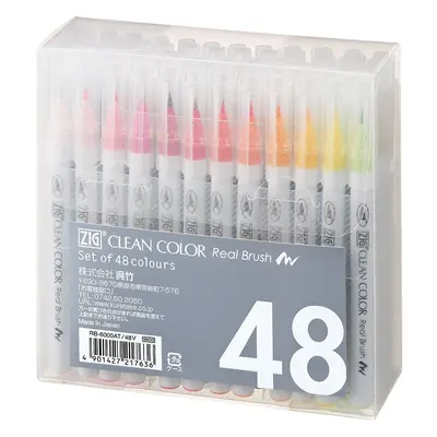 Kuretake ZIG CLEAN COLOR Real Brush Colors set AP-Certified Flexi