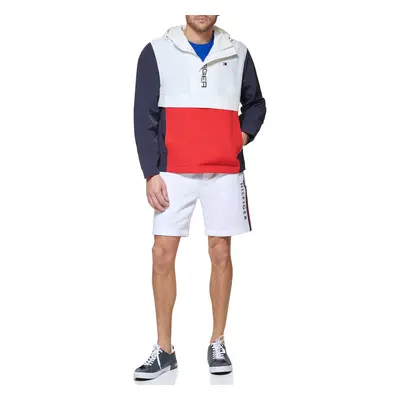 Tommy Hilfiger Men's Retro Lightweight Taslan Hooded Popover Water Res