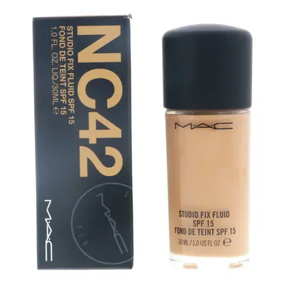 MAC Studio Fix Fluid Foundation SPF5 NC42 Count Ounce