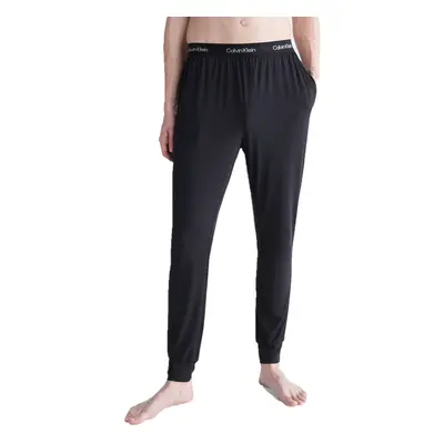 Calvin Klein Men's Ultra Soft Modern Modal Lounge Jogger Black X-Lar