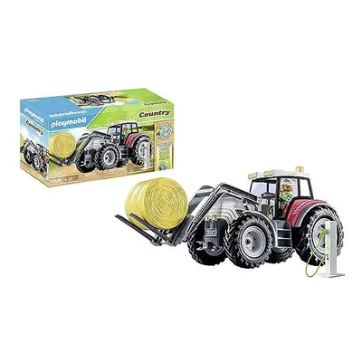 71305 Country Large Electric Tractor, An electric-powered tractor with an openable roof and E-ch