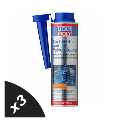 Liqui Moly MTX Carburetor Carb & Valve Cleaner Petrol Additive Treatment 3x300ml