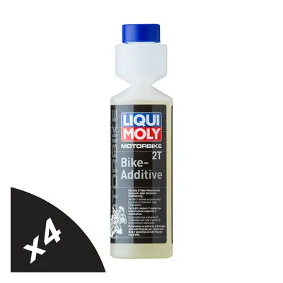 Liqui Moly Motorbike Scooter 2T Bike Additive Fuel System Cleaner 4x250ml