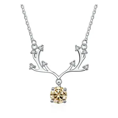 (yellow, Carat) Bague Ringen Excellent Cut Ct Affordable Moissanite Pendant For Women Silver Dia