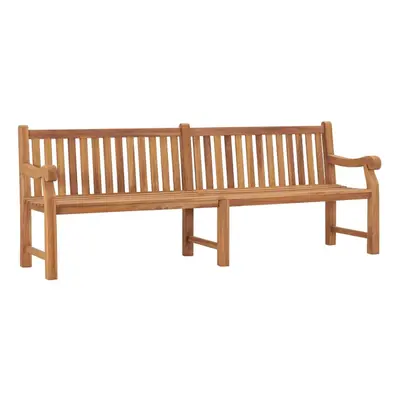 vidaXL Solid Teak Wood Garden Bench Outdoor Terrance Wooden Seating Bench