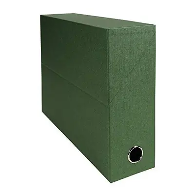 Ref 89523E Canvas Transfer Box x 330mm in Size Suitable for Storing A4 Documents 90mm Spine Meta