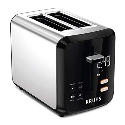 KRUPS KH320D50 My Memory Digital Stainless Steel Toaster, Browning Level with personalized setti