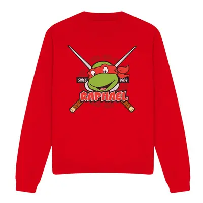 (XXL, Red) Teenage Mutant Ninja Turtles Unisex Adult Since Raphael Sweatshirt