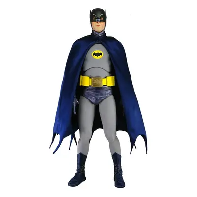 Neca Batman Adam West 18-Inch 1/4 Scale Action Figure with Packaging and Cartoon-Style Batcave f