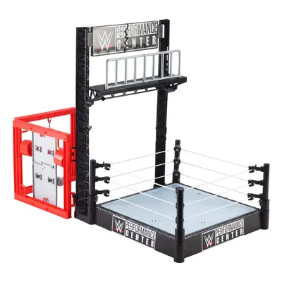 Mattel WWE Wrekkin Performance Center Playset with Gym Breakable Accessories Collapsible Scaffol