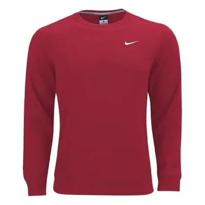 NIKE MENS CLUB CREW SWEATSHIRT Red Small