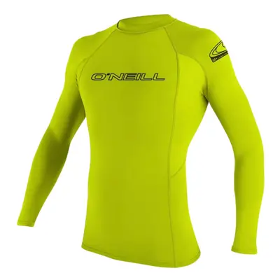 O'NEILL Unisex Child Basic Skins UPF 50+ Long Sleeve Rash Guards Lime US