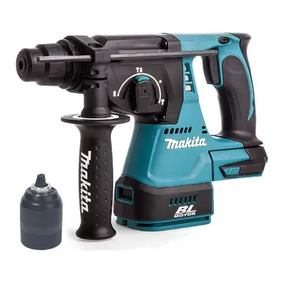 Makita DHR242Z 18v LXT SDS Rotary Hammer Drill + Keyless Chuck + Adapter