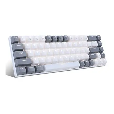 MageGee Portable 60% Gaming Mechanical Keyboard, Minimalist MK-Box Ice Blue Backlit Compact Keys