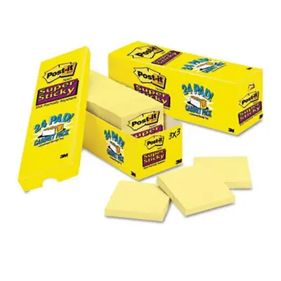 3M Super Sticky Notes x Canary Yellow 90-Sheet Pads Pack