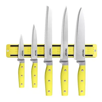 Kitchen Knife Set with Magnetic Knife Holder,13-inch Magnetic Strip for Knives, Stainless Steel 