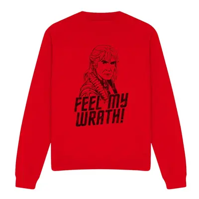 (M, Red) Star Trek Unisex Adult My Wrath Sweatshirt