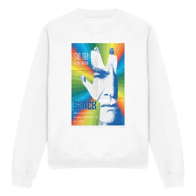 (XXL, White) Star Trek Unisex Adult The Next Generation Season Episode Sweatshirt