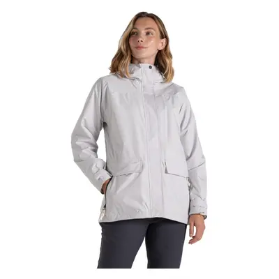 (12 UK, Lunar Grey) Craghoppers Womens/Ladies Kaia Waterproof Jacket