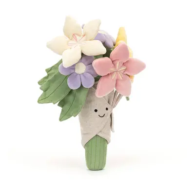 Jellycat Series Plush Toy Amuseables Bouquet Of Flowers 28cm