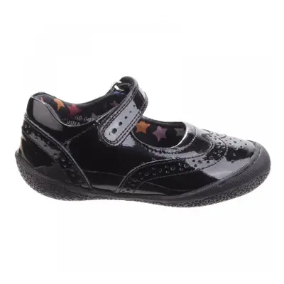 (6 (Children's), Black Patent) Rina Infant Patent Black Patent Girls Rip-Tape School Shoes