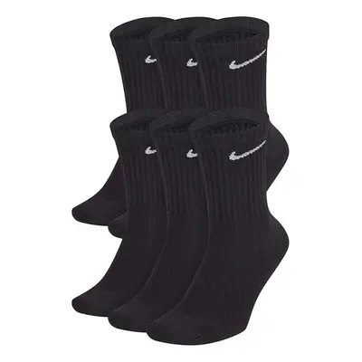 NIKE Dri-Fit Classic Cushioned Crew Socks Large Black/White/White