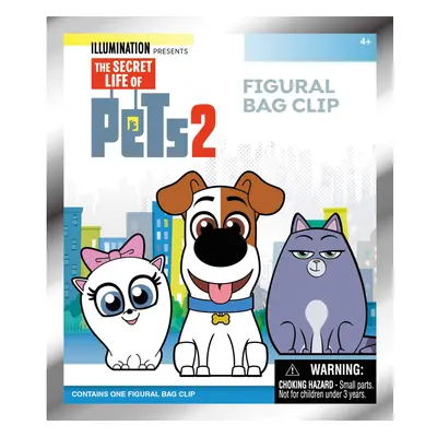 Universal The Secret Life of Pets - 3D Foam collectible Bag clip in Blind Bag, Multi color