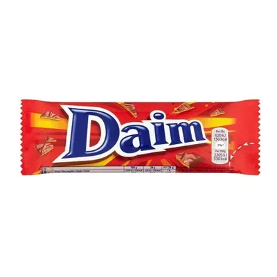 Daim Chocolate Bars 28g (Box of 36) Delicious Tasty And Twisty Treat