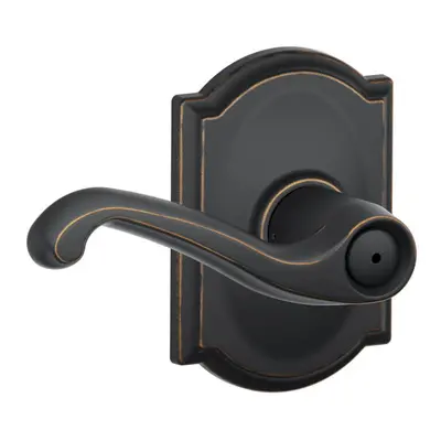 ScHLAgE F40 FLA cAM camelot collection Flair Privacy Lever Aged B