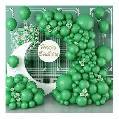 Dark Green Balloons pcs Matte Green Balloons Garland Arch Kit 5/10/12/18 Inch Different Sizes Em