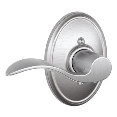 Schlage Accent Lever with Wakefield Trim Non-Turning Lock in Satin Chrome - Left Handed - F170 A