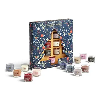 Yankee Candle Gift Set | Signature Scented Votive Candles | Countdown to Christmas Collection