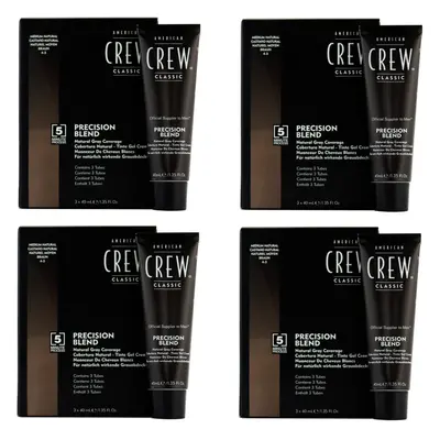 American Crew Precision Blend Set - Medium Natural x4