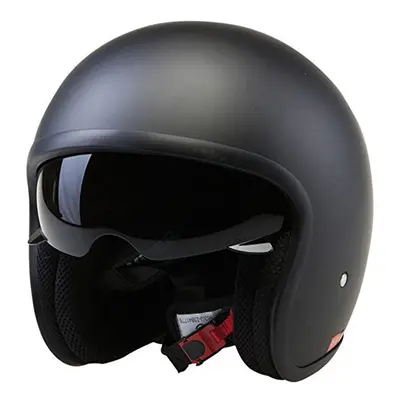 (Medium) Viper RS-V06 Matt Black Open Face Helmet