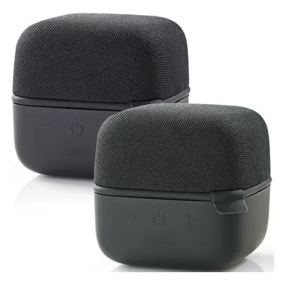 2x 15W Bluetooth Speaker Kit BLACK True Wireless Stereo Portable Rechargeable