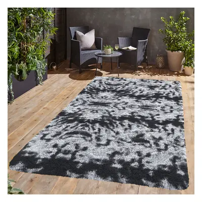 (Charcoal, X cm) Fluffy Rugs Anti-Slip Large Shaggy Rug Super Soft Mat Living Room Bedroom Carpe