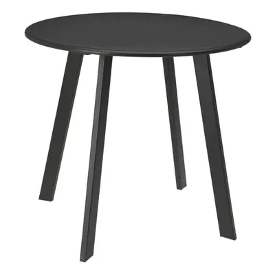 50cm Grey Metal Outdoor Coffee Table Garden Side Table | Patio Table Metal Garden Table Outdoor 